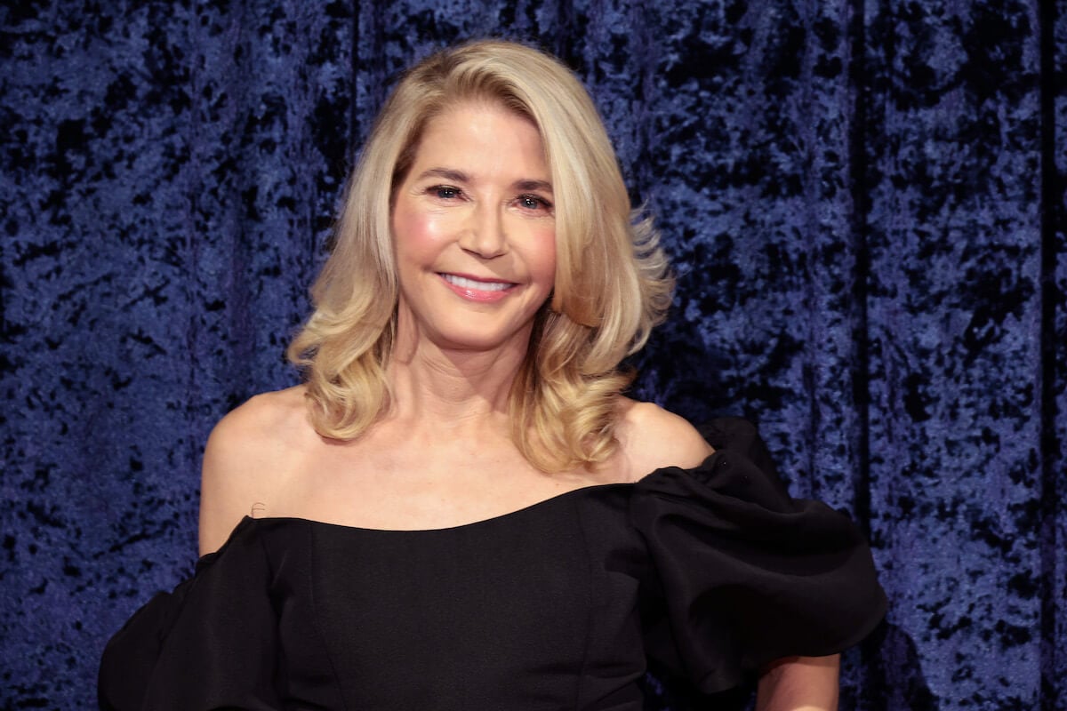 Candace Bushnell smiling wearing black