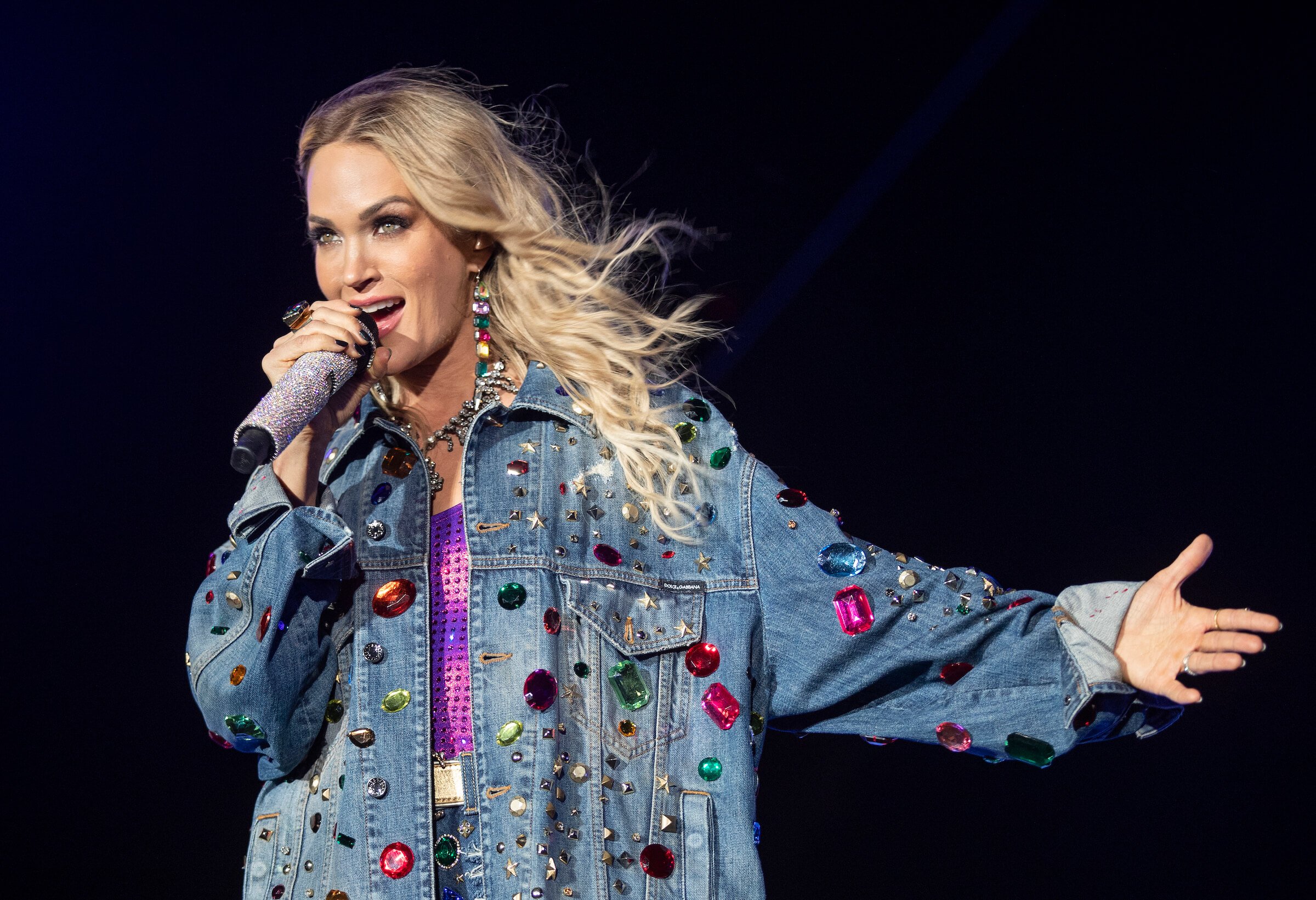 Carrie Underwood performs at the Stagecoach Country Music Festival