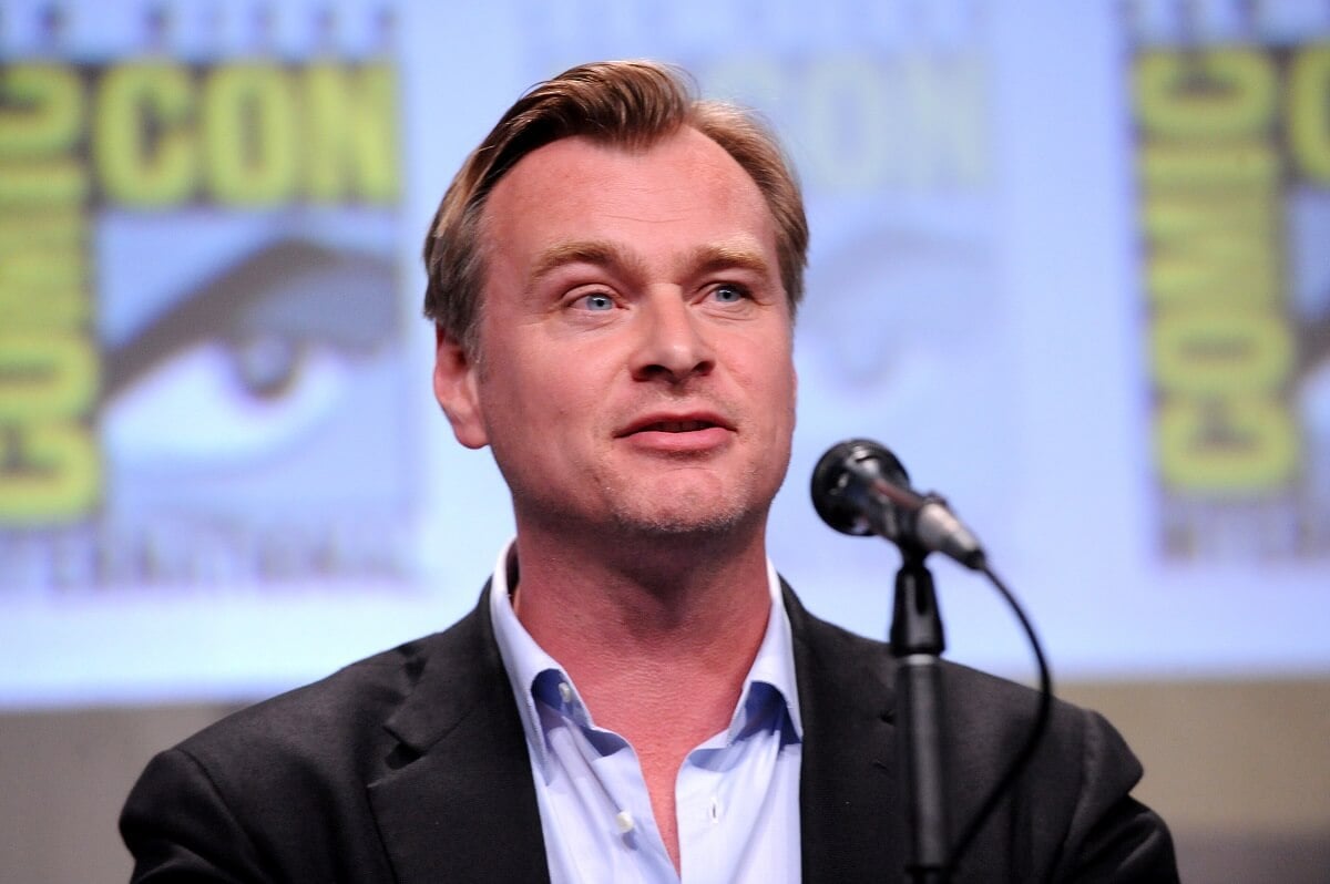 Christopher Nolan at comic con.