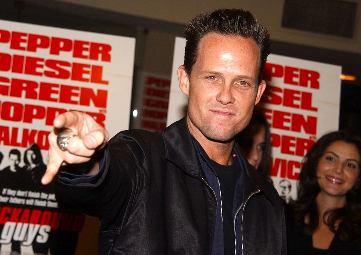 Dean Winters wears a black jacket at the premiere of Knockaround Guys' in New York City 