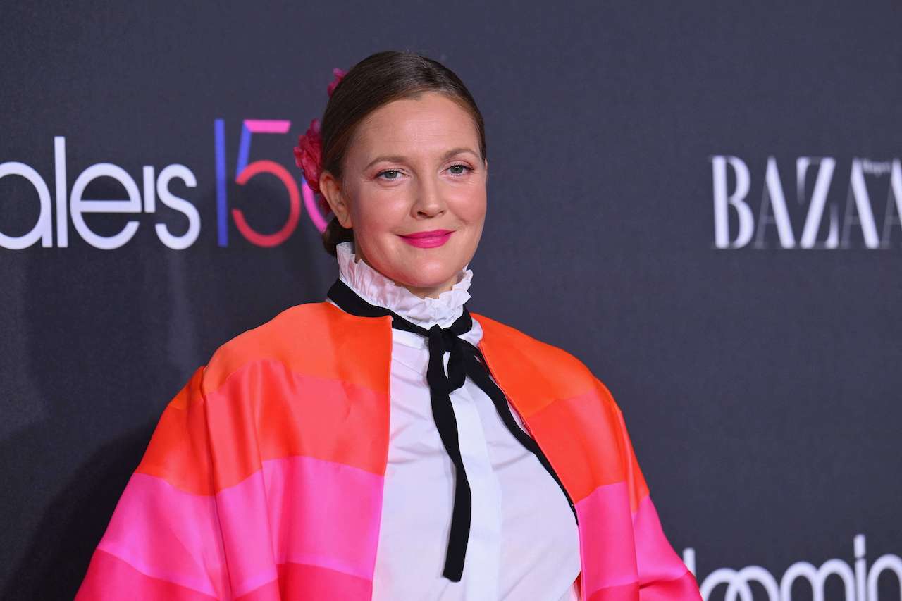 Drew Barrymore arrives for Harpers Bazaar Global Icons Portfolio and Bloomingdales 150th Anniversary at Bloomingdale's 59th in New York City on September 9, 2022.