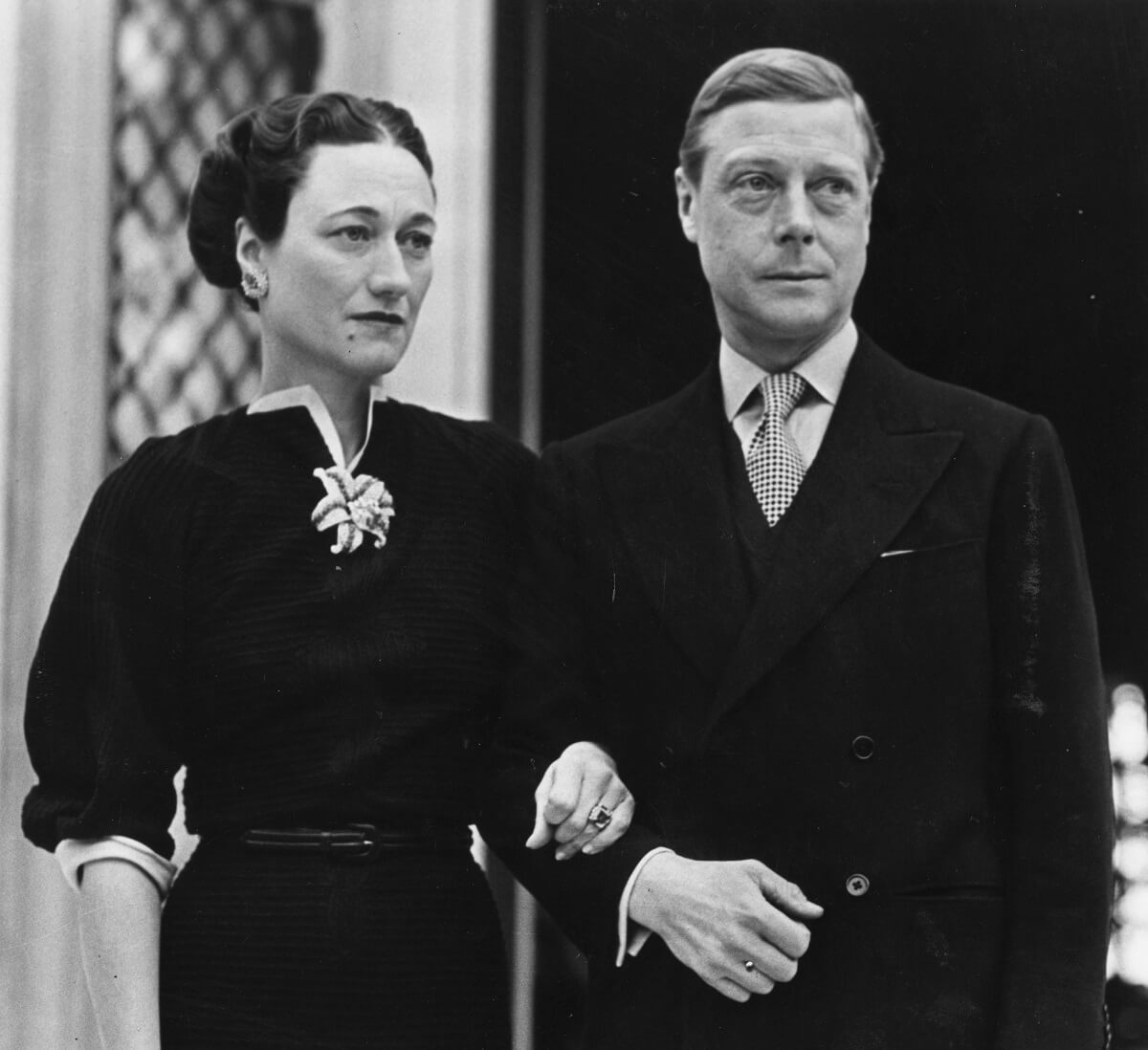Edward VIII and Wallis Simpson at their home the Villa La Croe in Cap D'Antibes, France