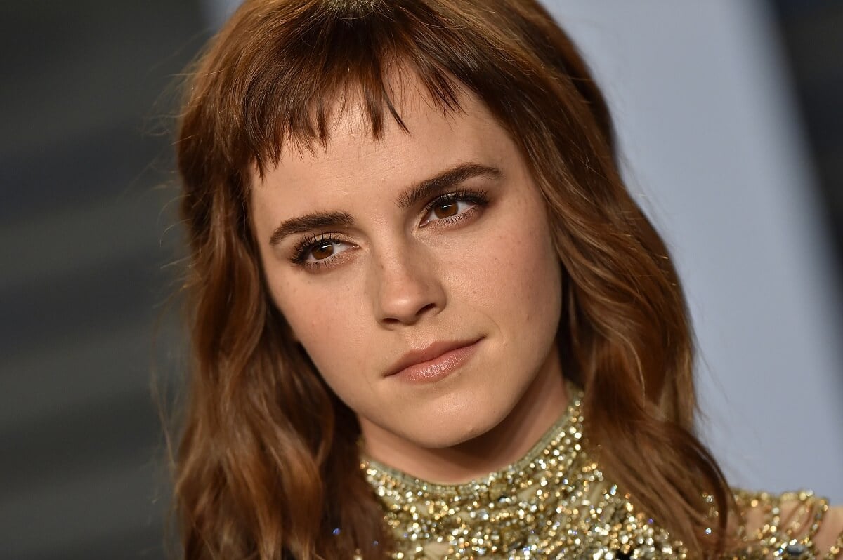 Emma Watson at the Vanity Fair Oscar party.