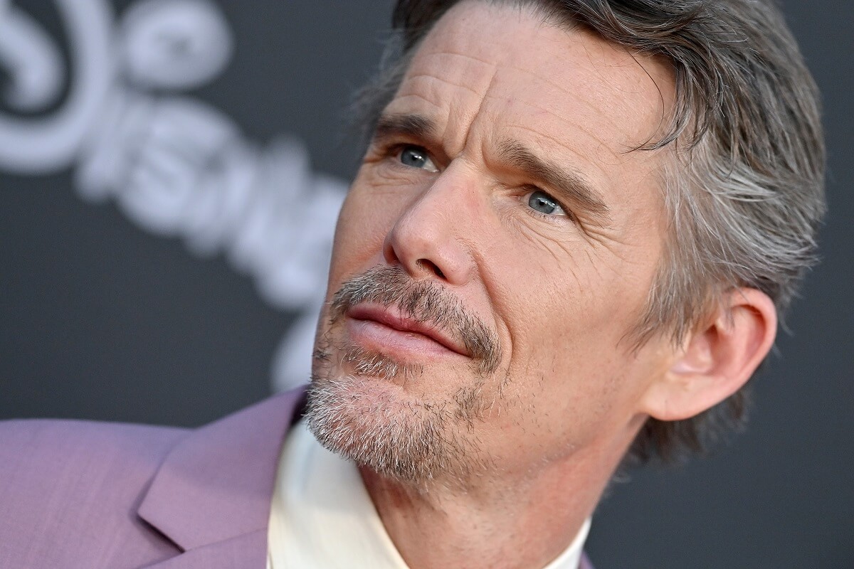 Ethan Hawke at the 'Moon Knight' premiere.