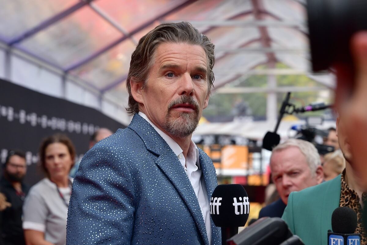 Ethan Hawke at the 'Raymond & Ray' premiere.'