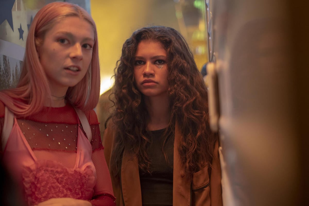 'Euphoria' actors Hunter Schafer as Jules and Zendaya as Rue