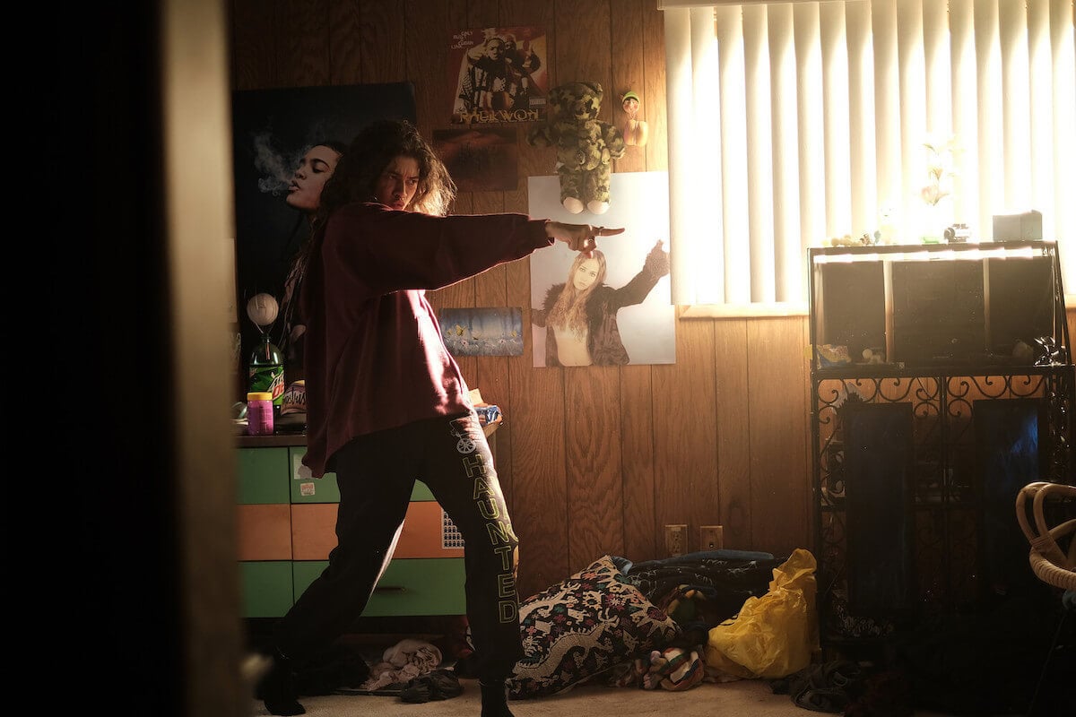 'Euphoria' star Zendaya as Rue in a scene from season two