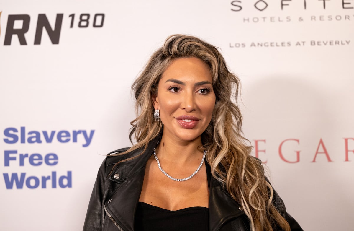 Farrah Abraham (known for her polarizing parenting) wears black on the red carpet