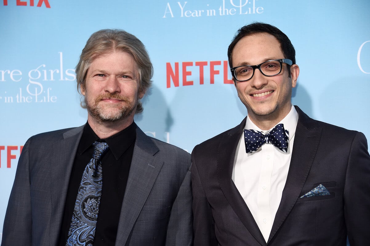 'Gilmore Girls' friends Todd Lowe and John Cabrera pose on the 'Year in the Life' red carpet