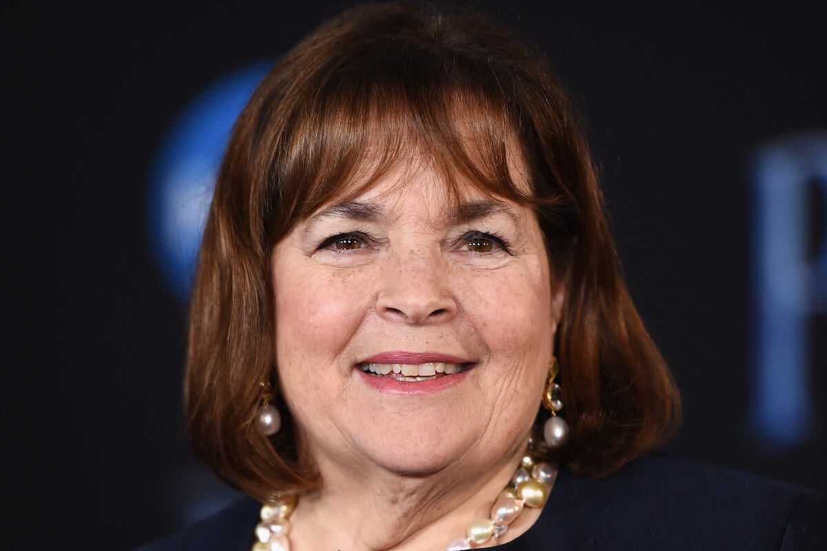 Ina Garten, who shared her favorite Barefoot Contessa soups, smiles and looks on