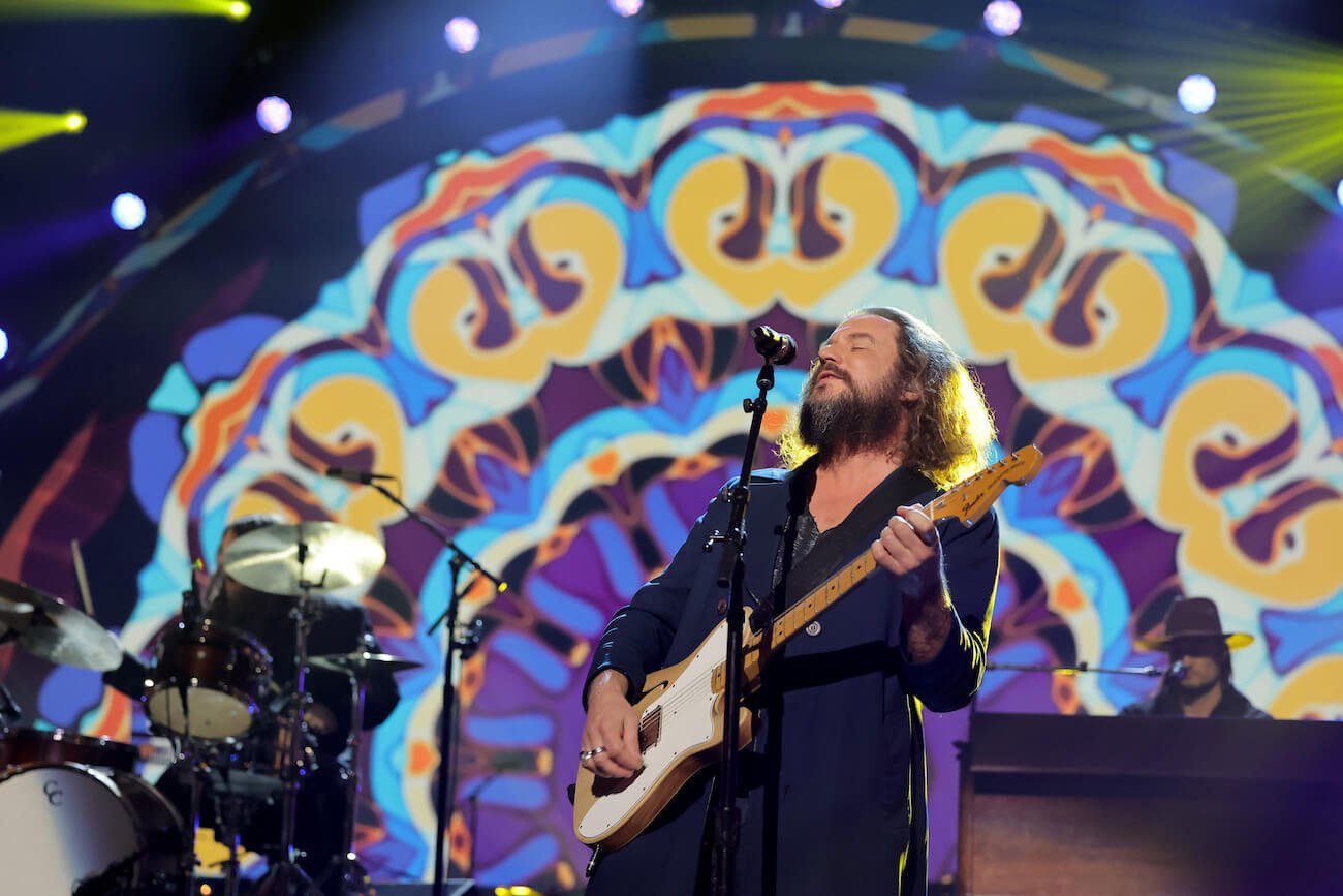 Indie band My Morning Jacket performing at the Grammys Salute to the Beach Boys in 2023.