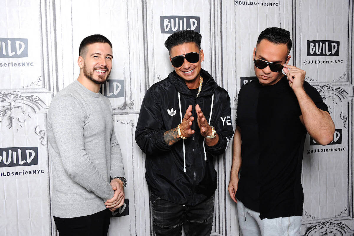 'Jersey Shore' cast members Vinny Guadagnino, Paul 'Pauly D' Delvecchio and Mike 'The Situation' Sorrentino