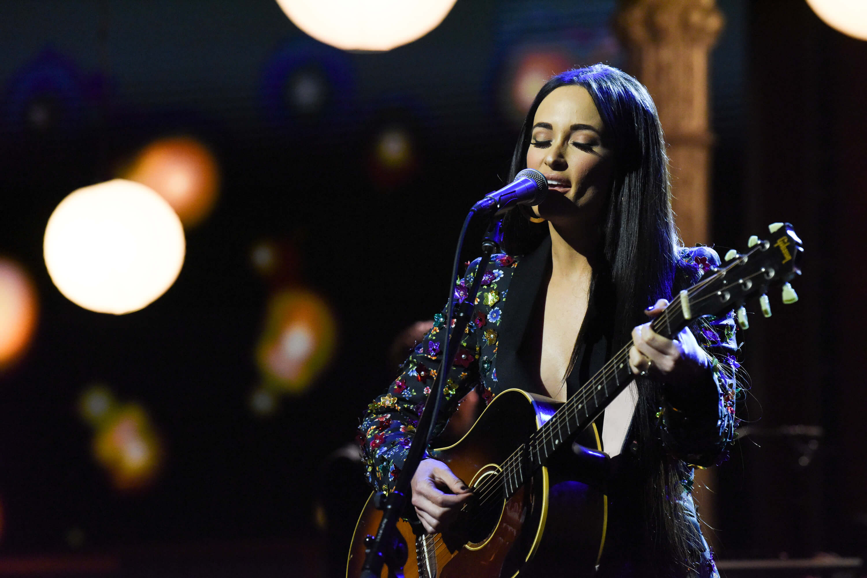 'The Late Show with Stephen Colbert' and guest Kacey Musgraves