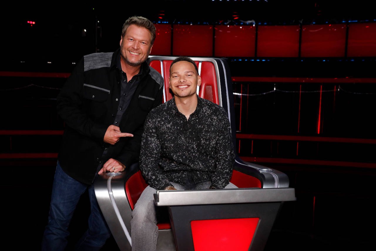 'The Voice' Live Finale, Part 2 Episode 2220B (l-r) Blake Shelton and Kane Brown.