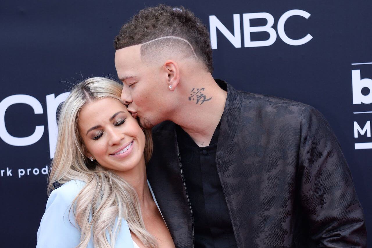 Kane Brown and his wife Katelyn Jae attend the 2019 Billboard Music Awards at the MGM Grand Garden Arena on May 1, 2019.