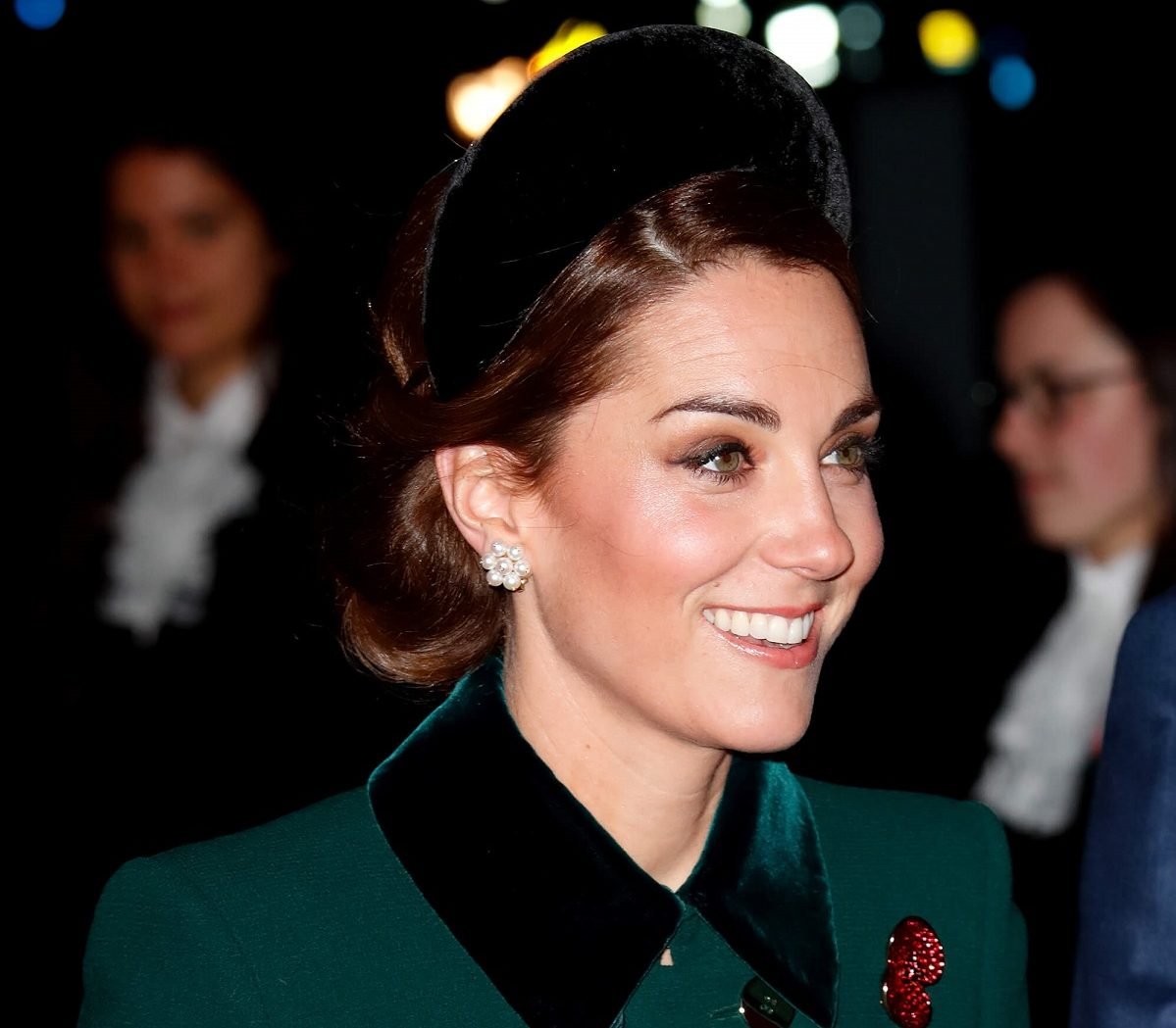 Kate Middleton attends a service to mark the centenary of the Armistice at Westminster Abbey