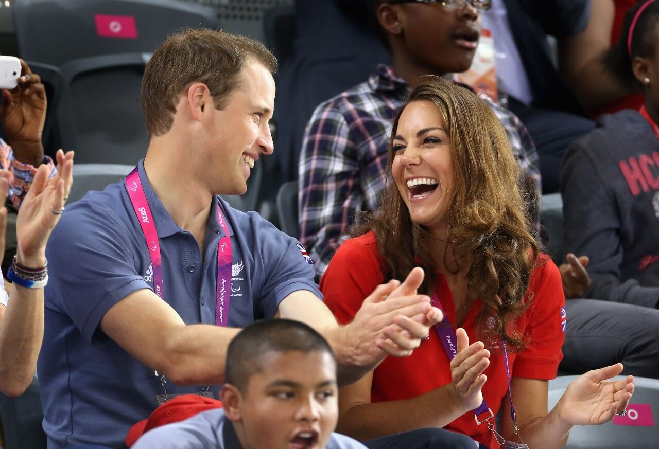 Kate and William attend a game together.