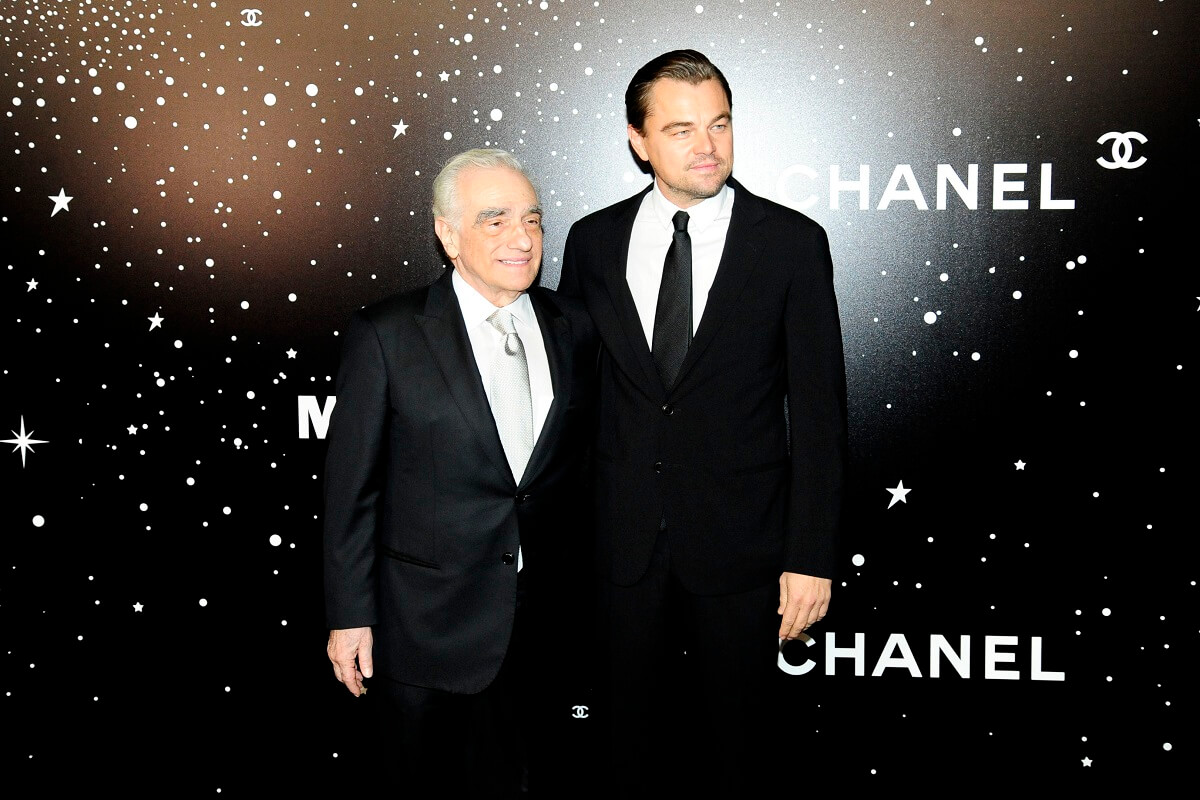 Leonardo DiCaprio and Martin Scorsese at the Museum of Modern Art.