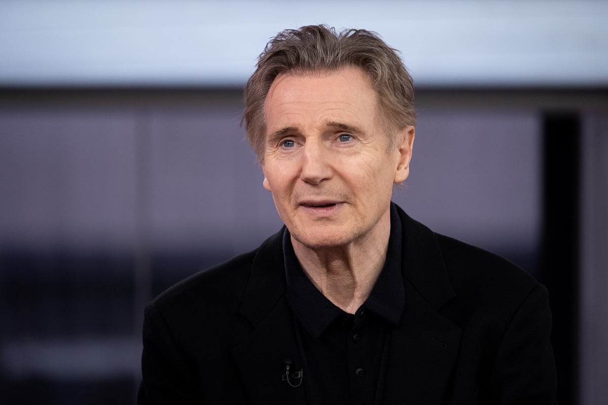 Liam Neeson on the 'Today Show'.