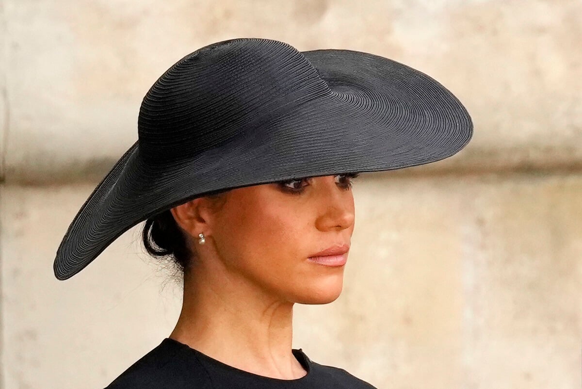 Meghan Markle at Westminster Abbey during The State Funeral of Queen Elizabeth II