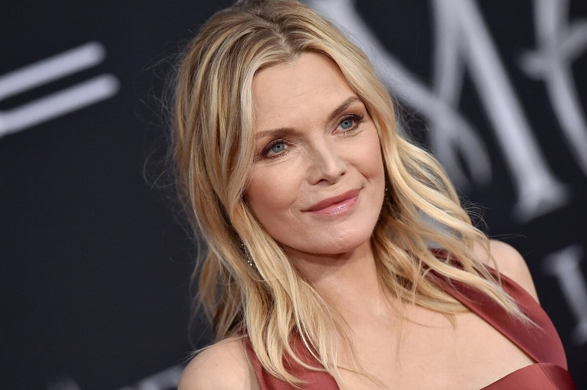 Michelle Pfeiffer at 'Maleficent' premiere.