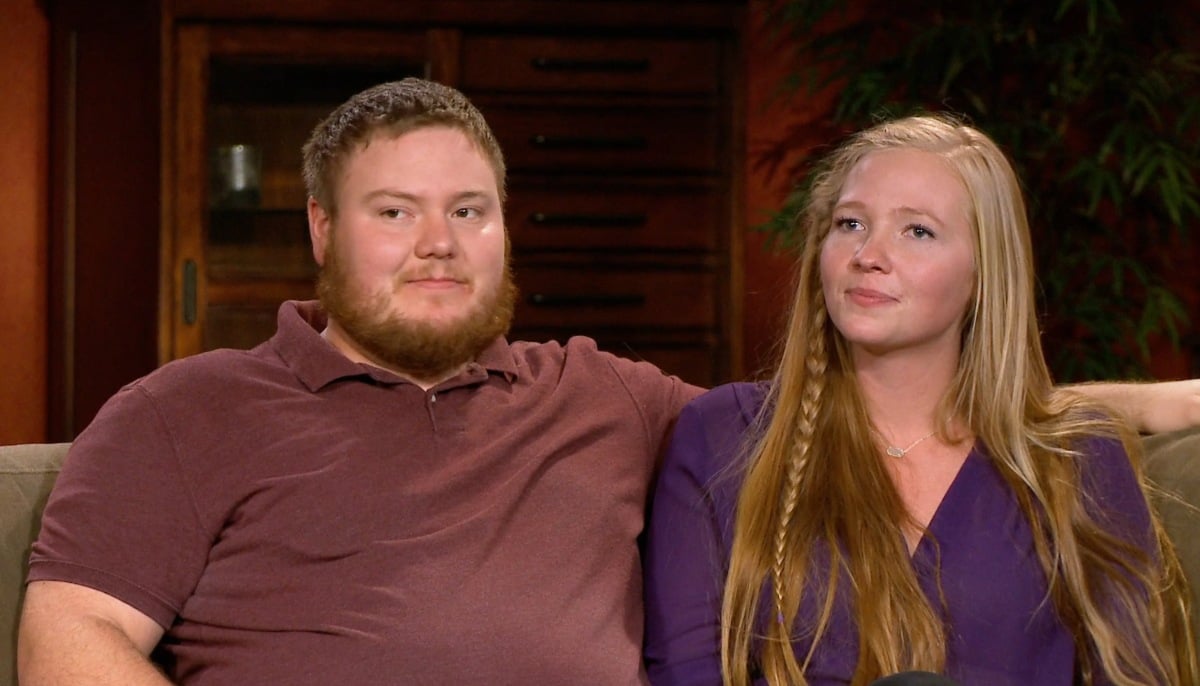 Mitch and Aspyn Thompson in an interview on 'Sister Wives' on TLC.