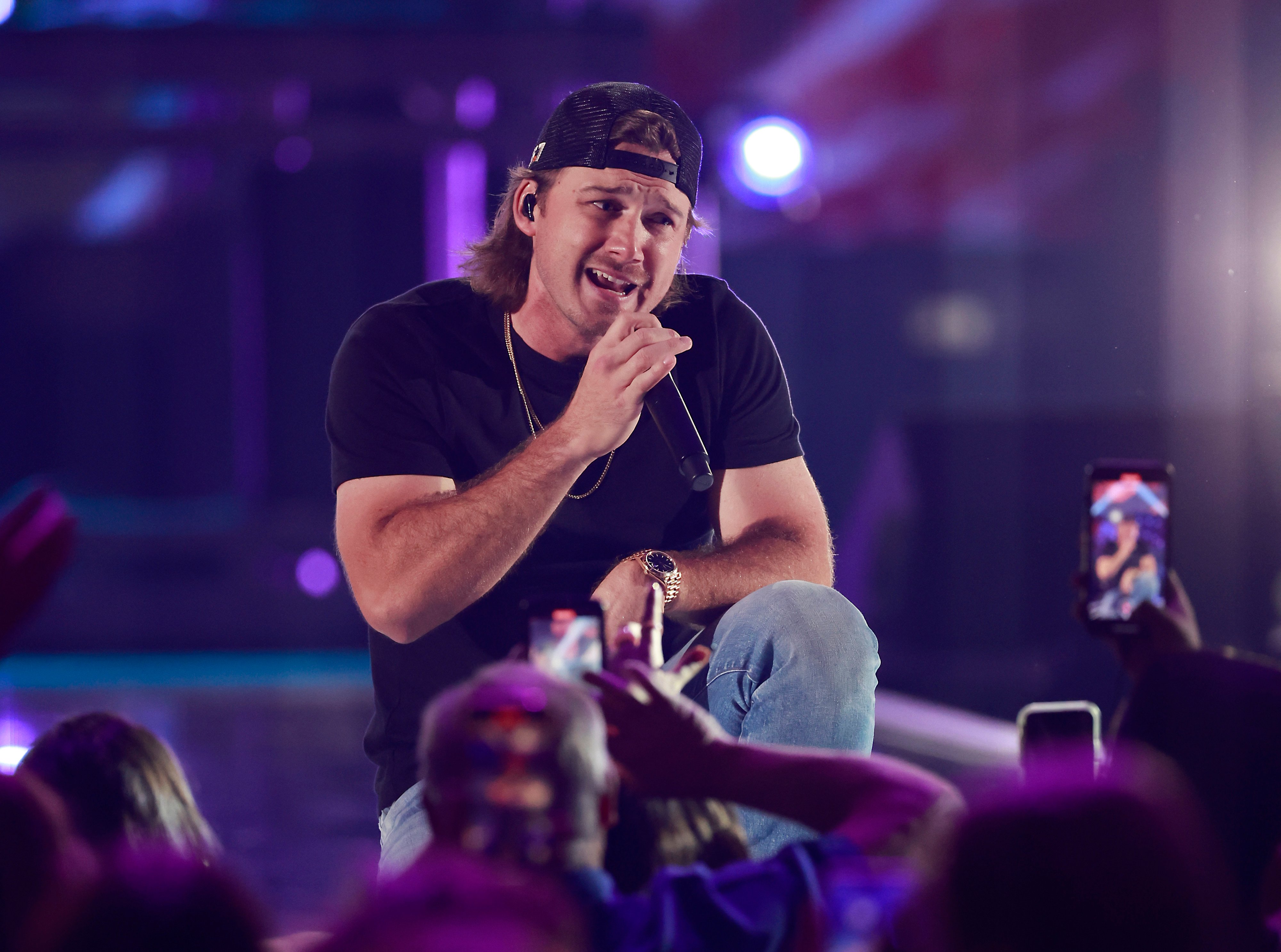 Morgan Wallen performs during the iHeartRadio Music Festival