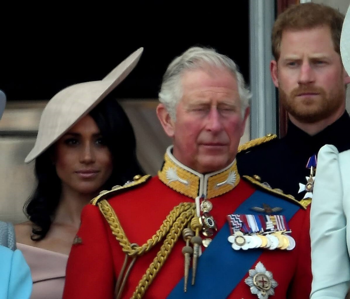Now-King Charles III who has declared an 'all out war' on Meghan Markle and Prince Harry, attending day 1 of Royal Ascot in 2018