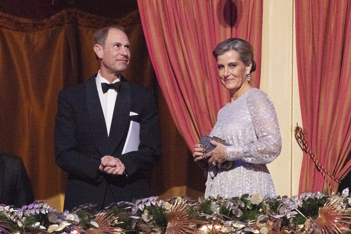 Prince Edward and Sophie attend the Royal Variety Performance at the Royal Albert