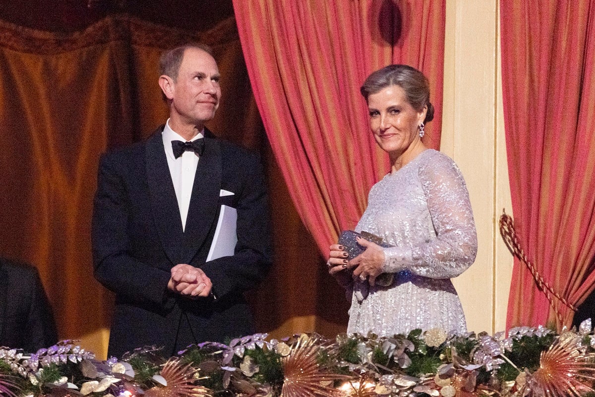 Prince Edward and Sophie attend the Royal Variety Performance at the Royal Albert