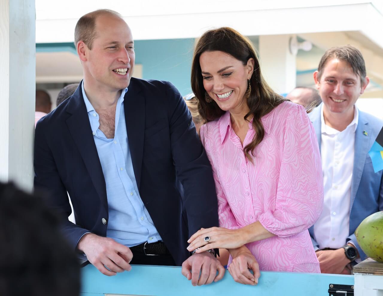 Prince William and Kate Middleton attend an event together. 