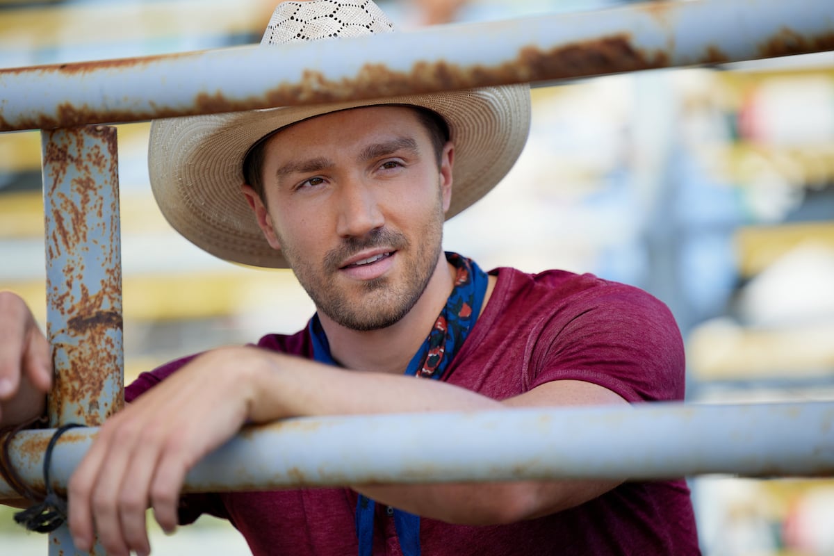 'Ride' cast member Jake Foy as Tuff, wearing a cowboy hat