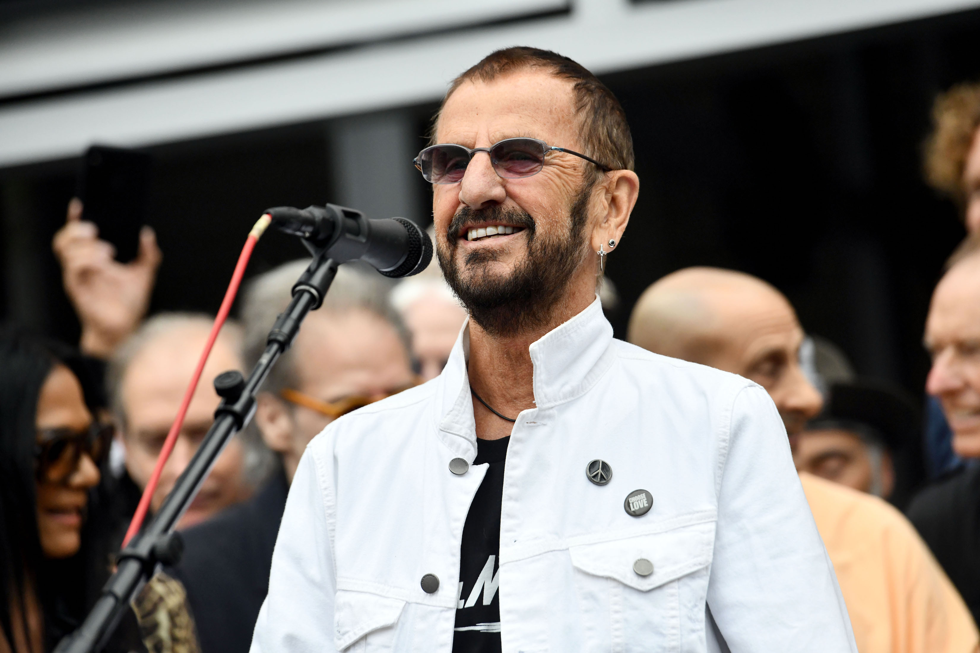 Ringo Starr of The Beatles attends his 11th Annual Peace and Love Birthday Celebration