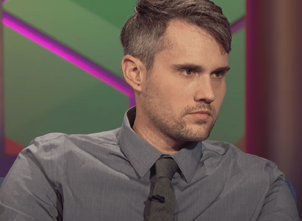 Ryan Edwards, wearing a grey shirt and tie, appears for a 'Teen Mom OG' reunion episode