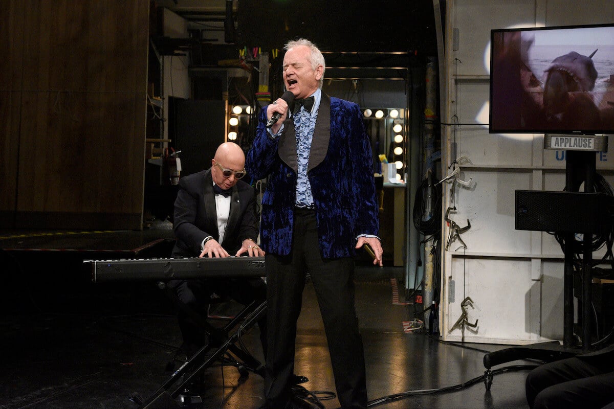'Saturday Night Live': Bill Murray sings about 'Jaws' while Paul Schaffer plays piano