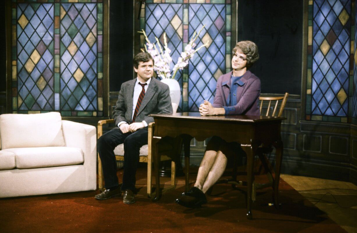 'Saturday Night Live': Church Lady (Dana Carvey) interviews Christopher Durang on the first 'Church Chat'