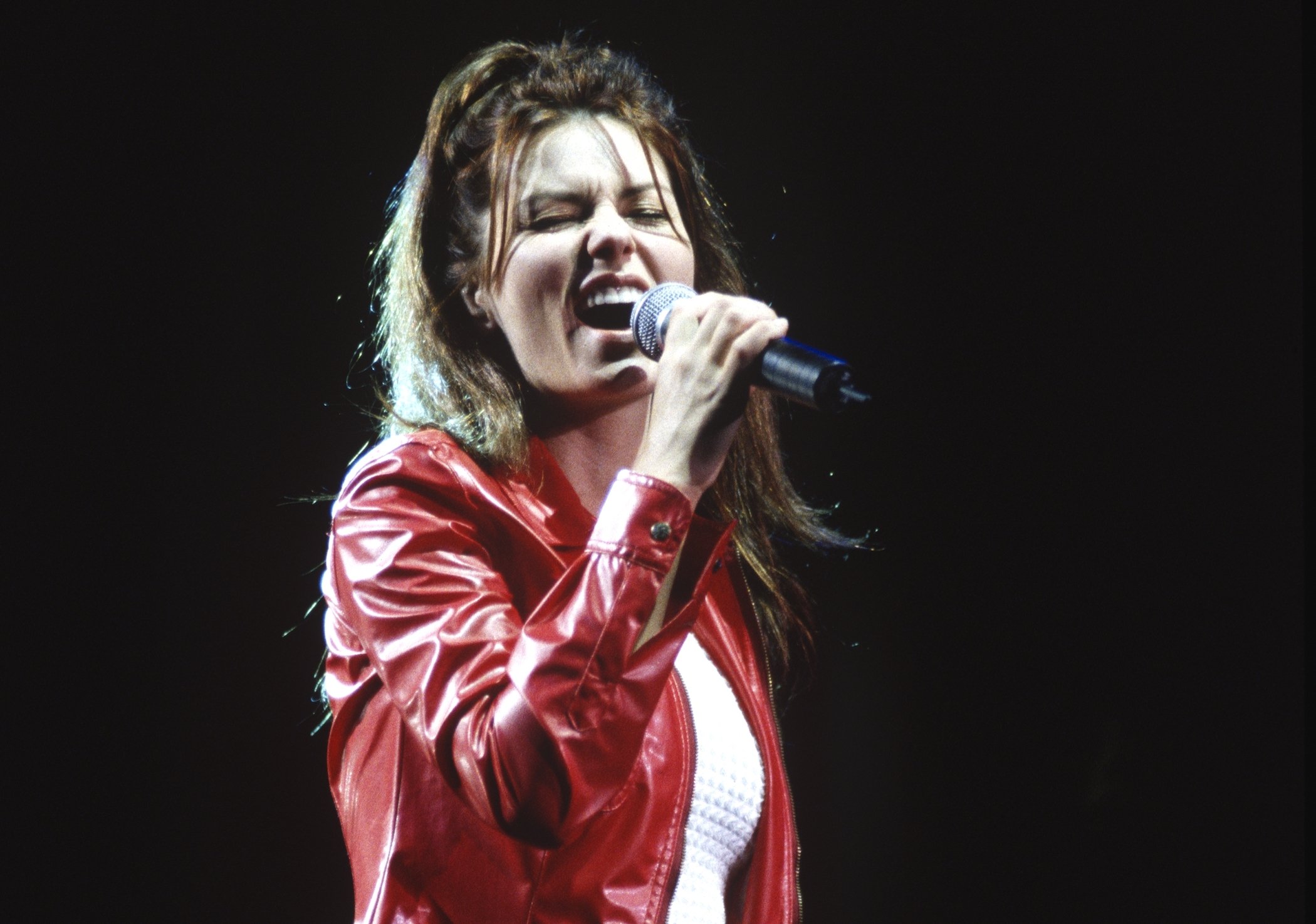 Shania Twain performs at Shoreline Amphitheatre