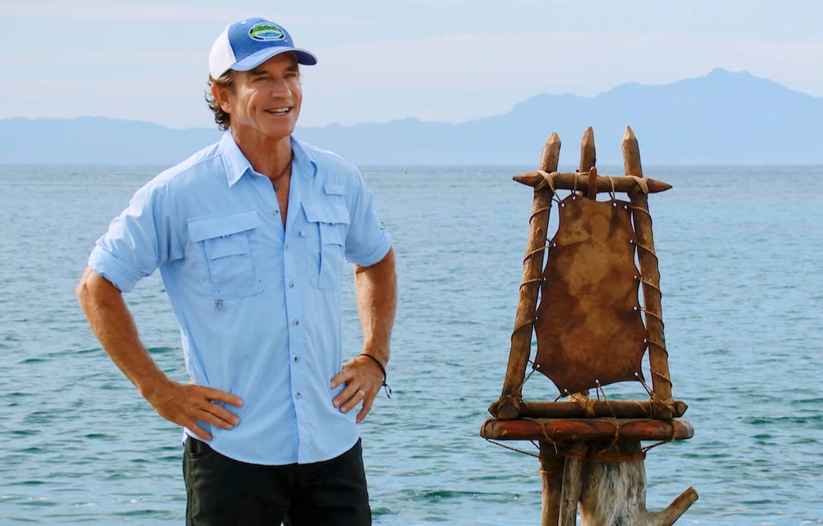 'Survivor' host Jeff Probst smiling, hands on hips