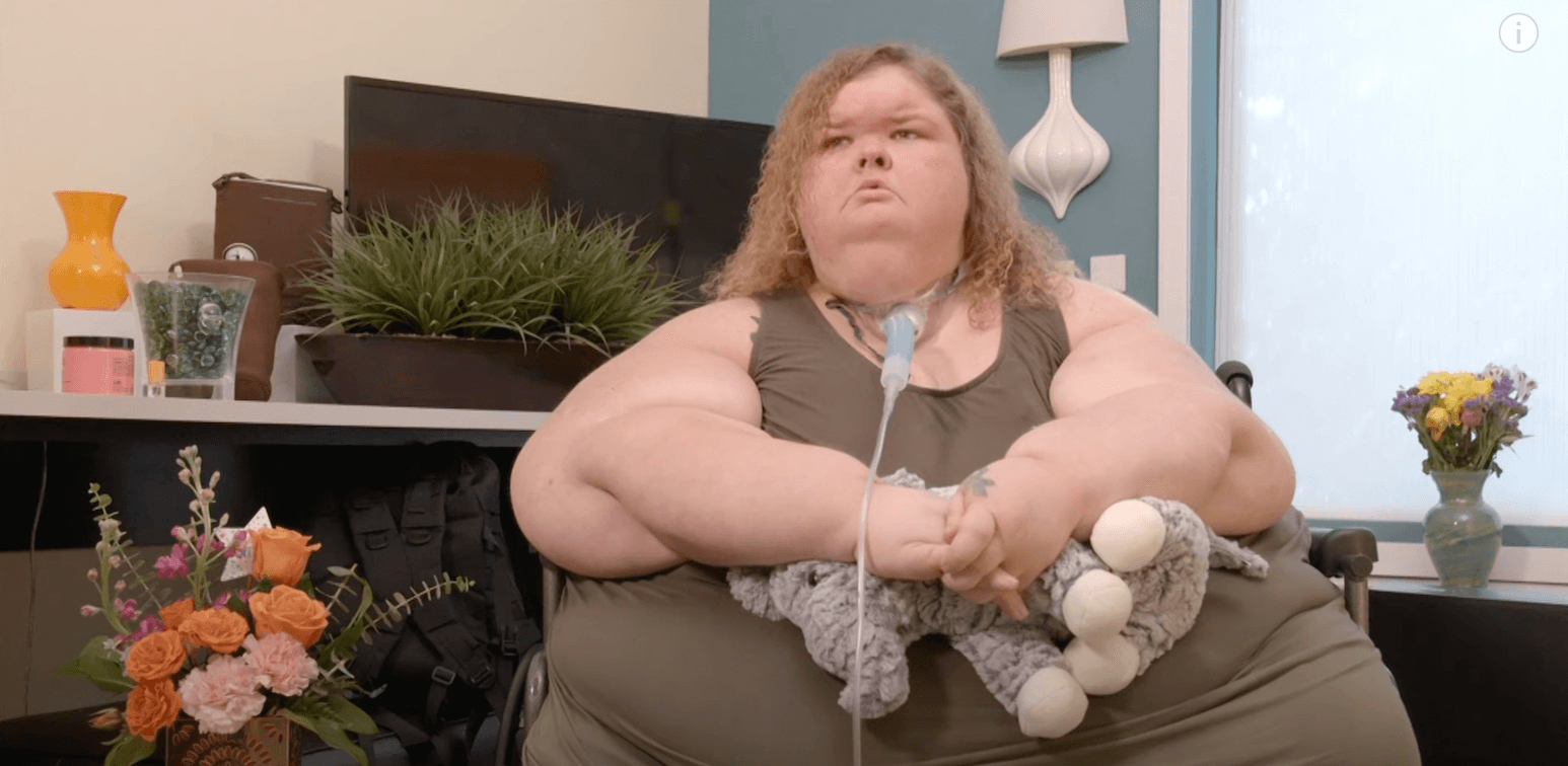 Tammy Slaton sitting in a wheelchair in '1000-Lb. Sisters' Season 4