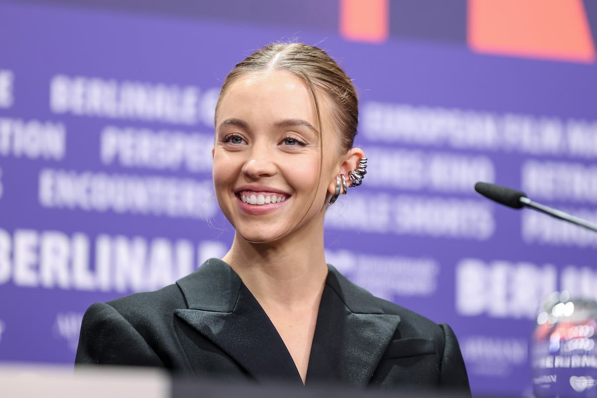 The Handmaid's Tale alum Sydney Sweeney smiles while doing press for 'Reality'
