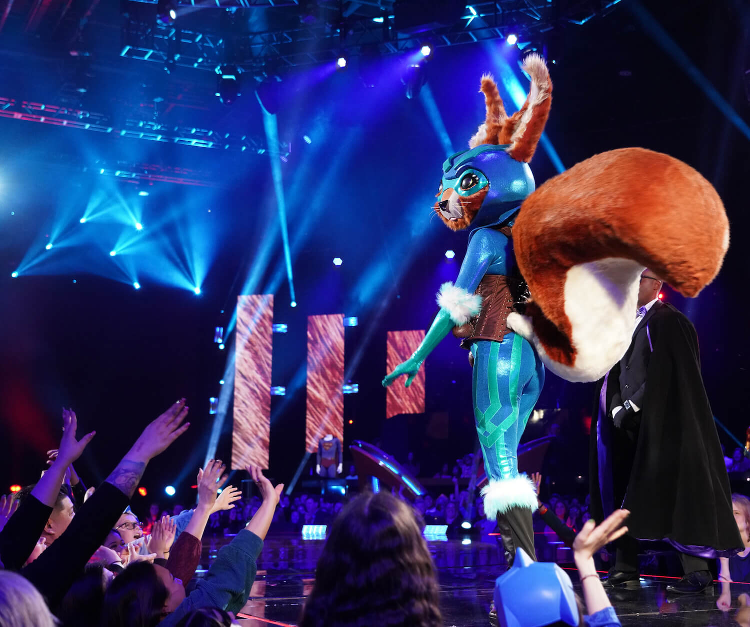 Squirrel on stage in 'The Masked Singer' Season 9