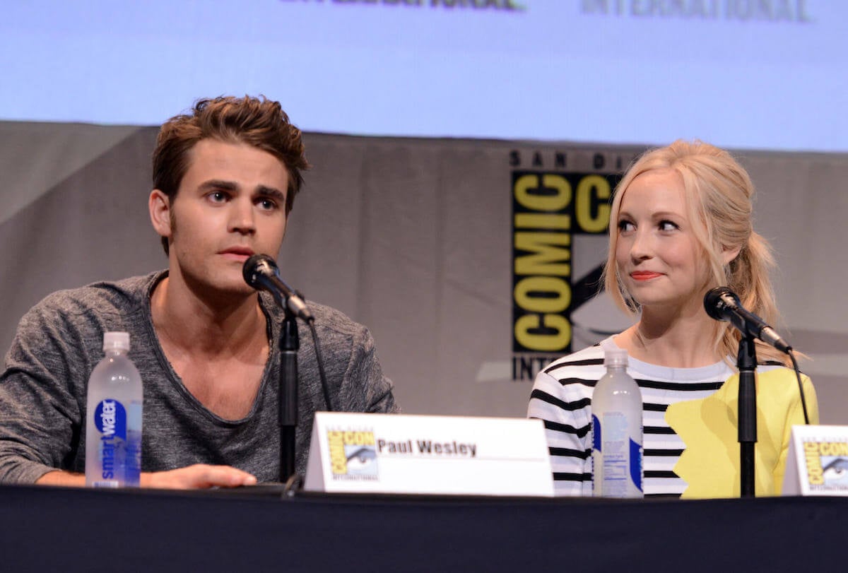 'The Vampire Diaries' cast members Paul Wesley and Candice King