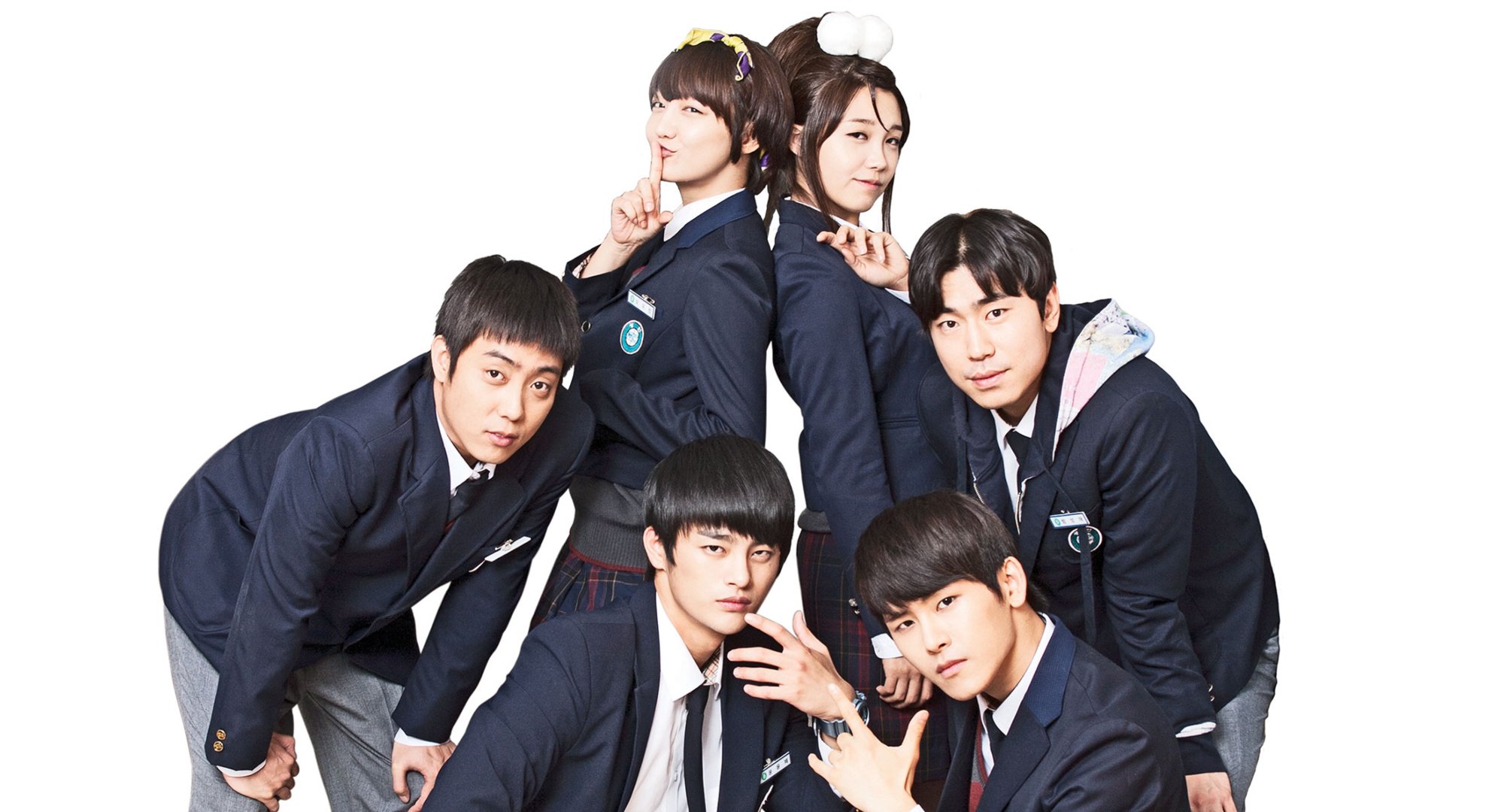 The cast of 'Reply 1997' in 2012.