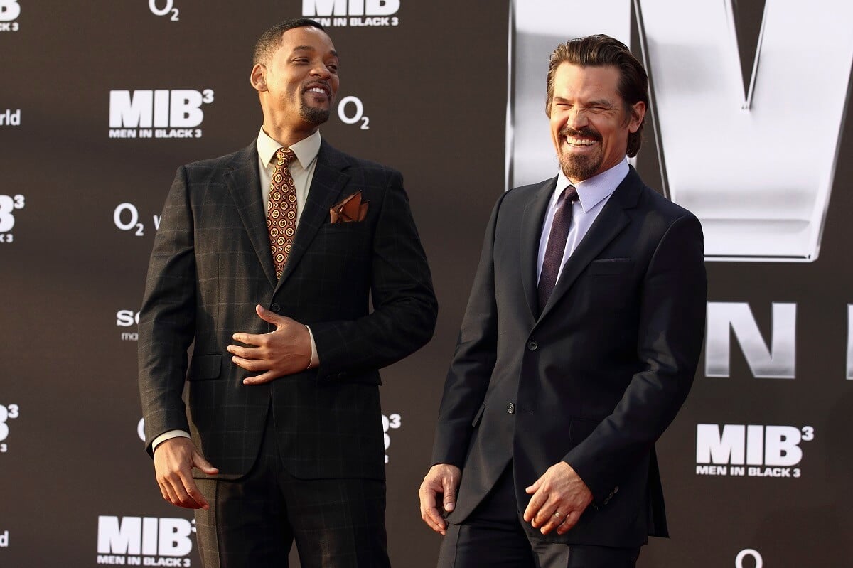 Josh Brolin and Will Smith at 'Men in Black 3' premiere.