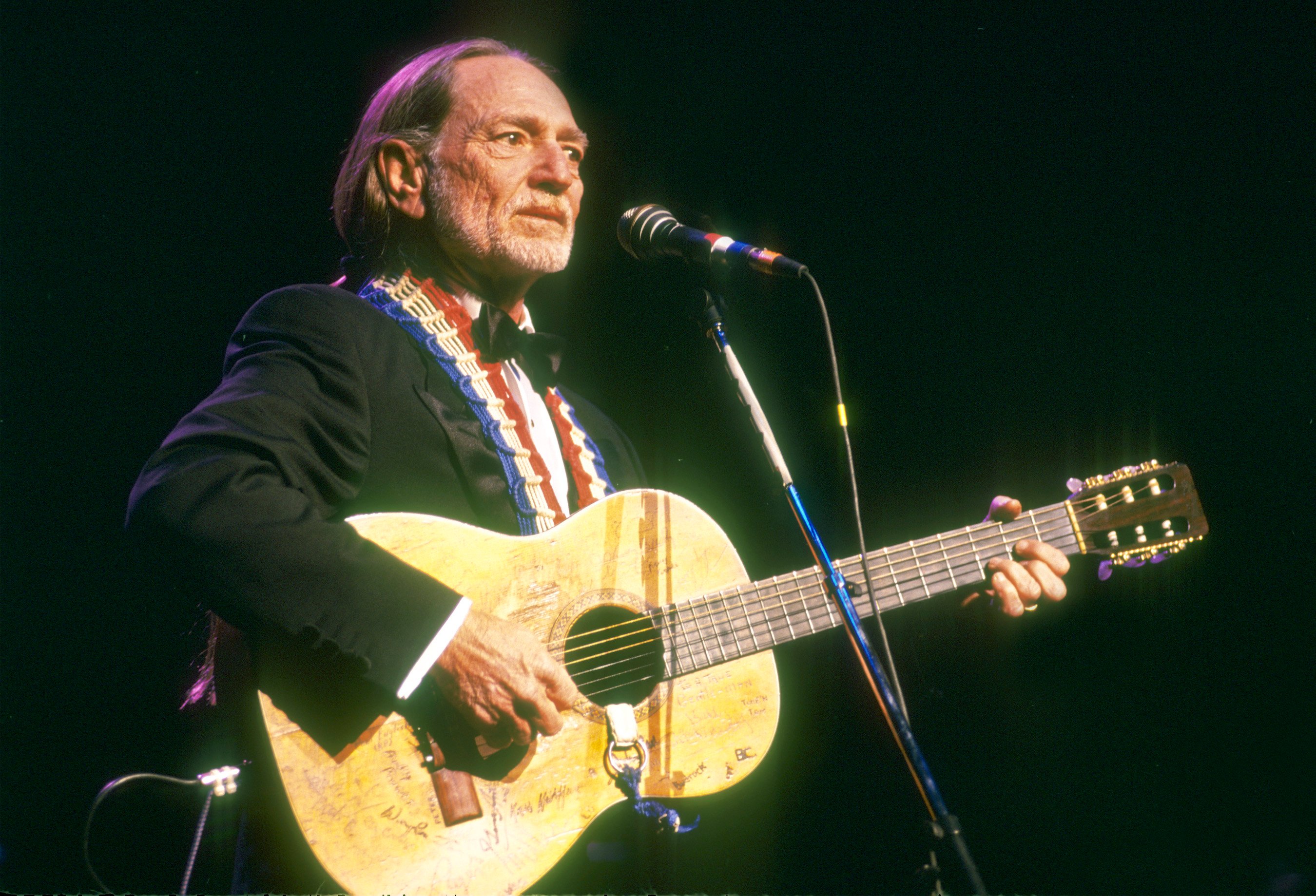 American country music artist Willie Nelson
