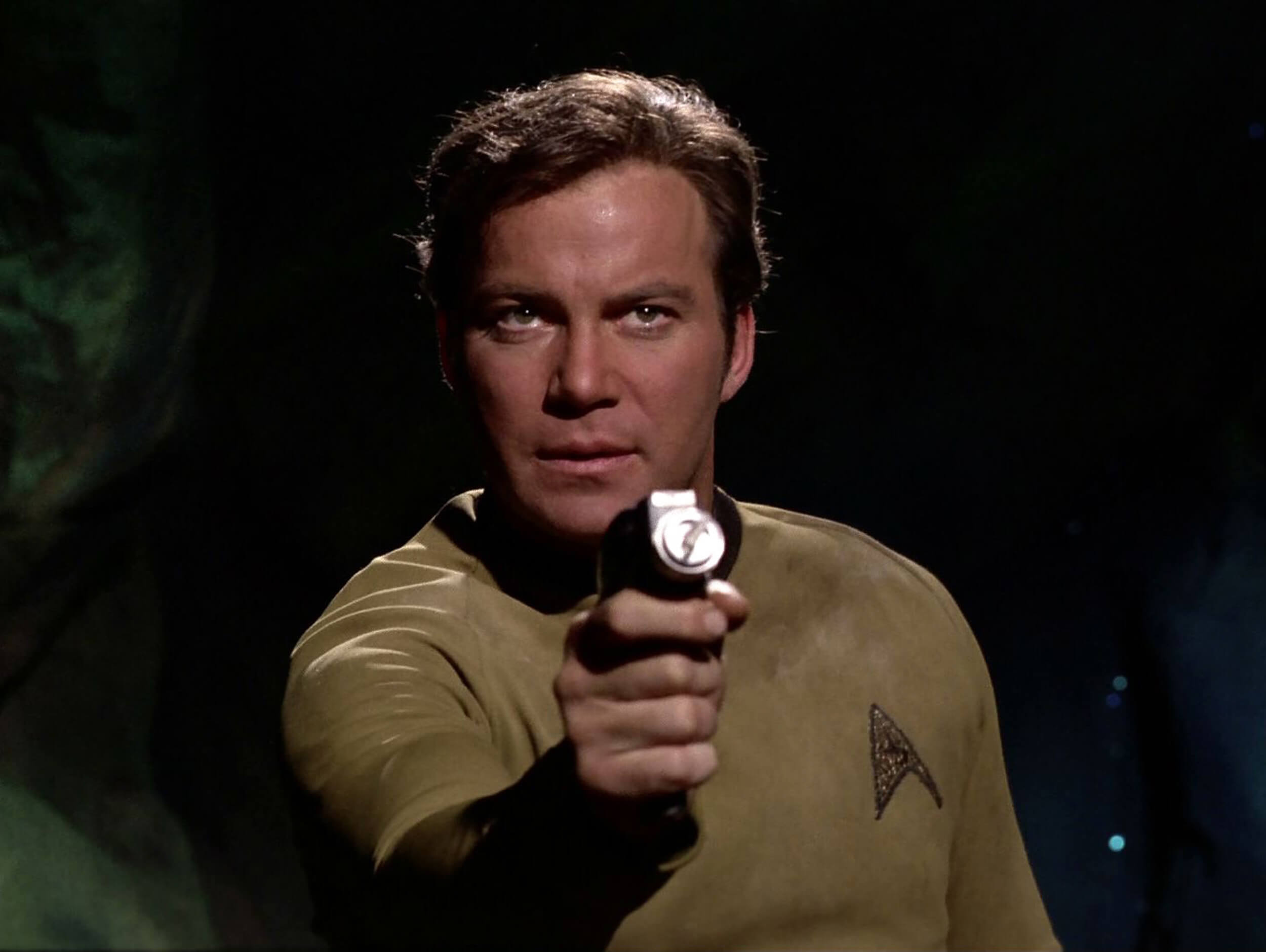 William Shatner as James T. Kirk