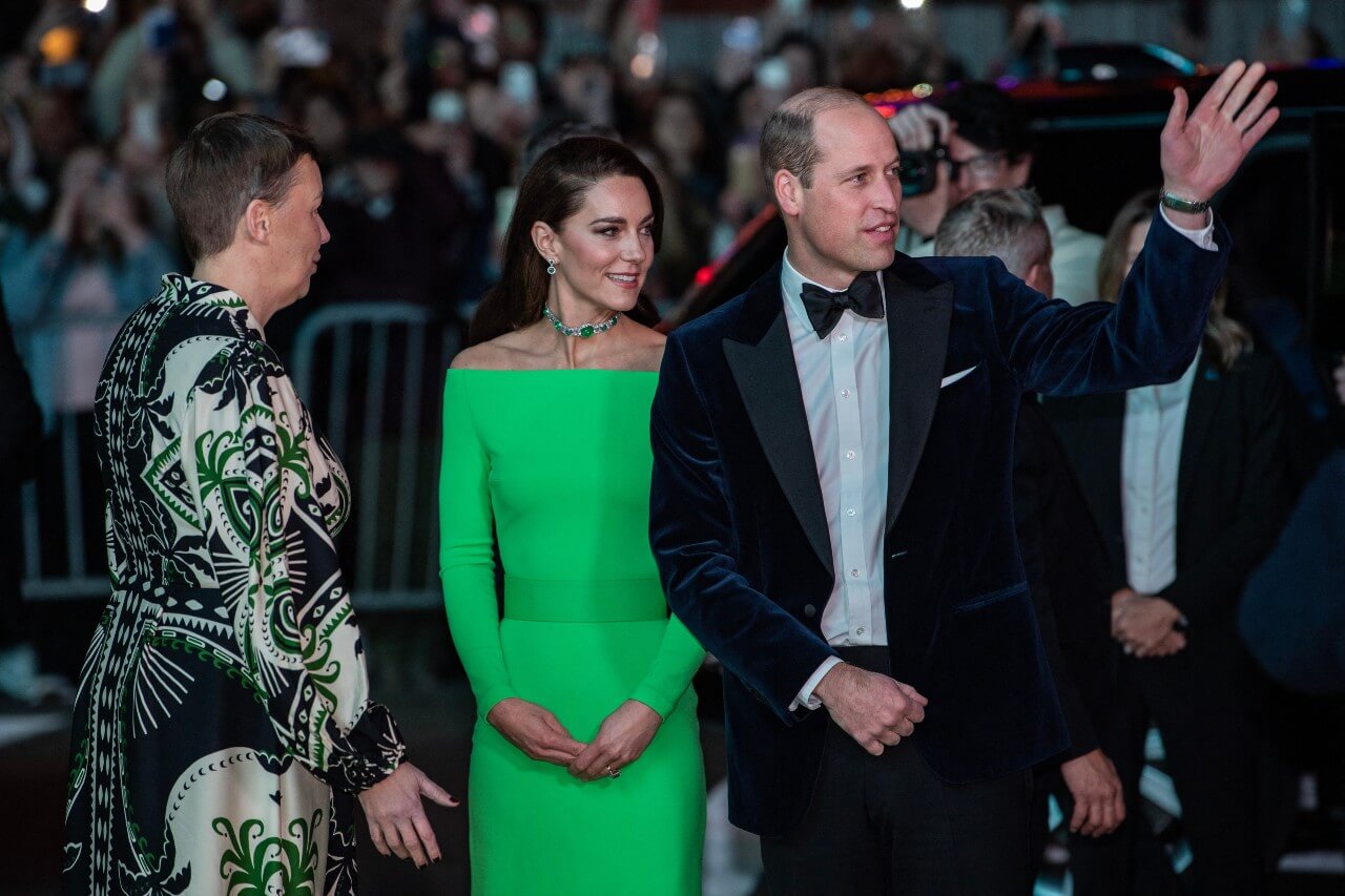 Kate Middleton and Prince William attend the Earthshot Prize awards ceremony.