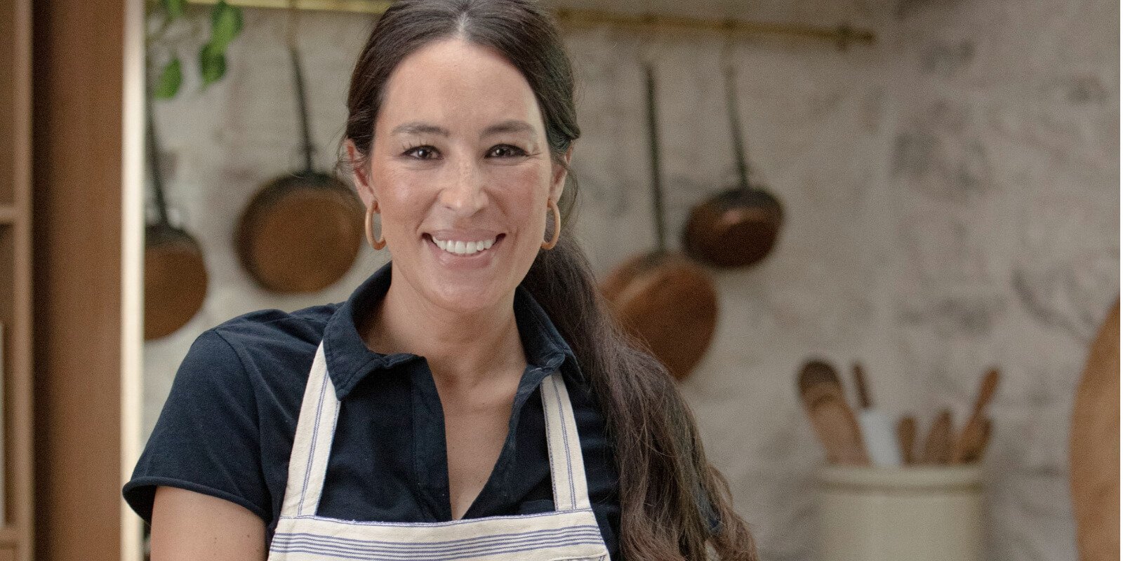 Joanna Gaines on the set of her Magnolia Network television series, 'Magnolia Kitchen.'