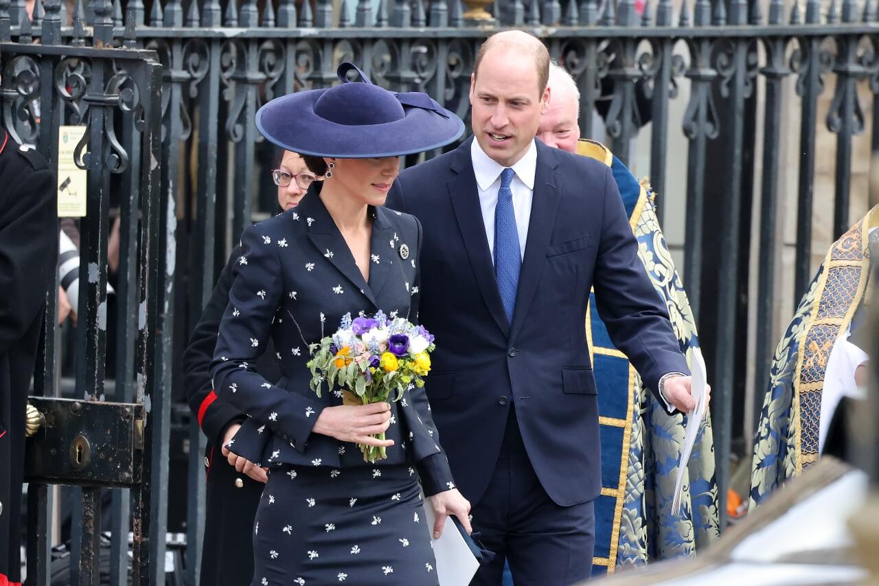 Kate Middleton, Princess of Wales and Prince William, Prince of Wales, attend the 2023 Commonwealth Day service.