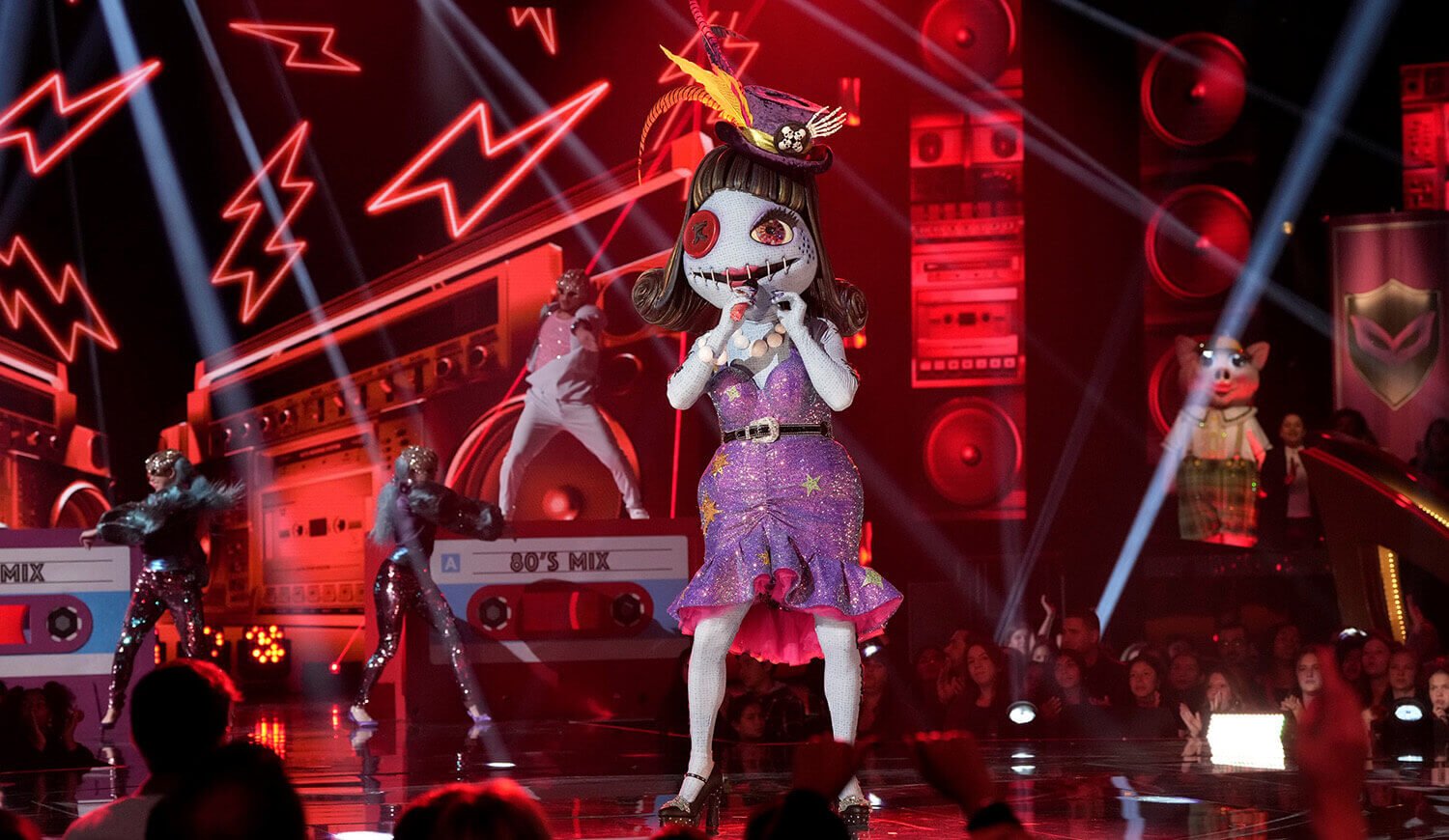 Doll, whom many fans believe is Dee Snider, performs on The Masked Singer Season 9
